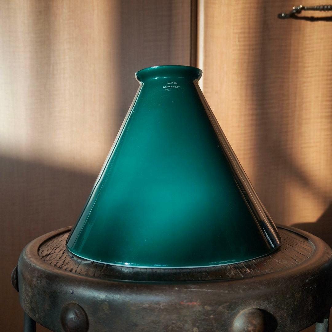 cocorizo様アンティーク エメラライト ランプシェード Emeralite