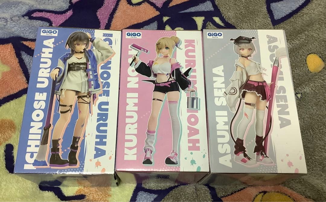 新品未開封！GIGO限定　ぶいすぽっ！プライズフィギュア3個セット！