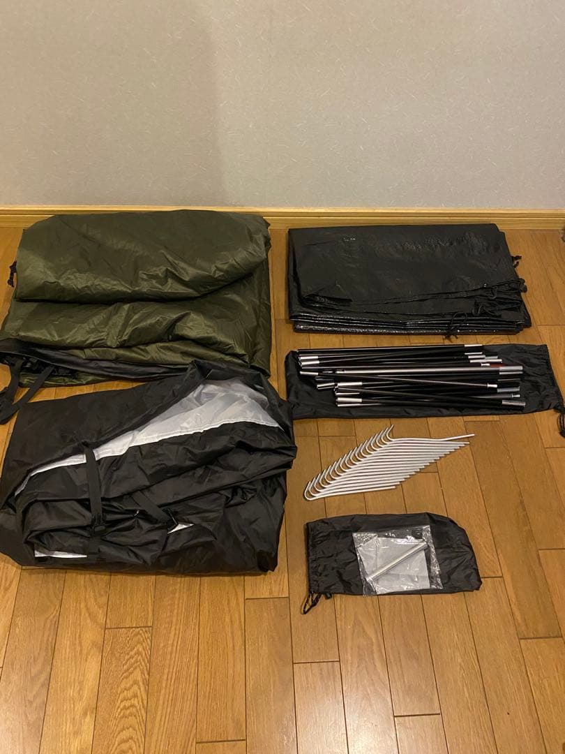 TOMOUNT トンネルテント ソロ用 2ルームテント