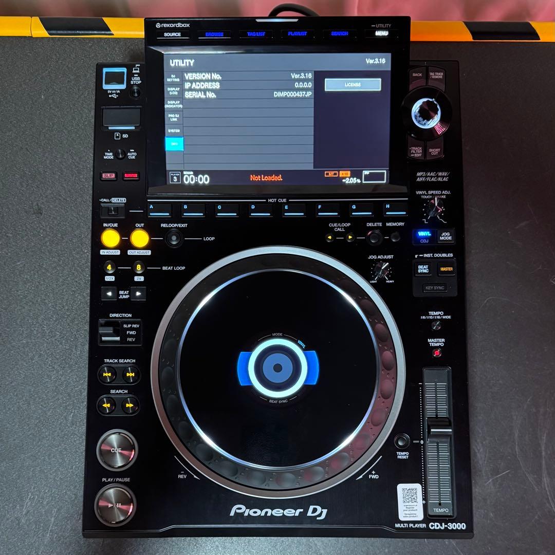 Pioneer DJ(パイオニア)CDJ-3000メディアプレーヤー (2台)