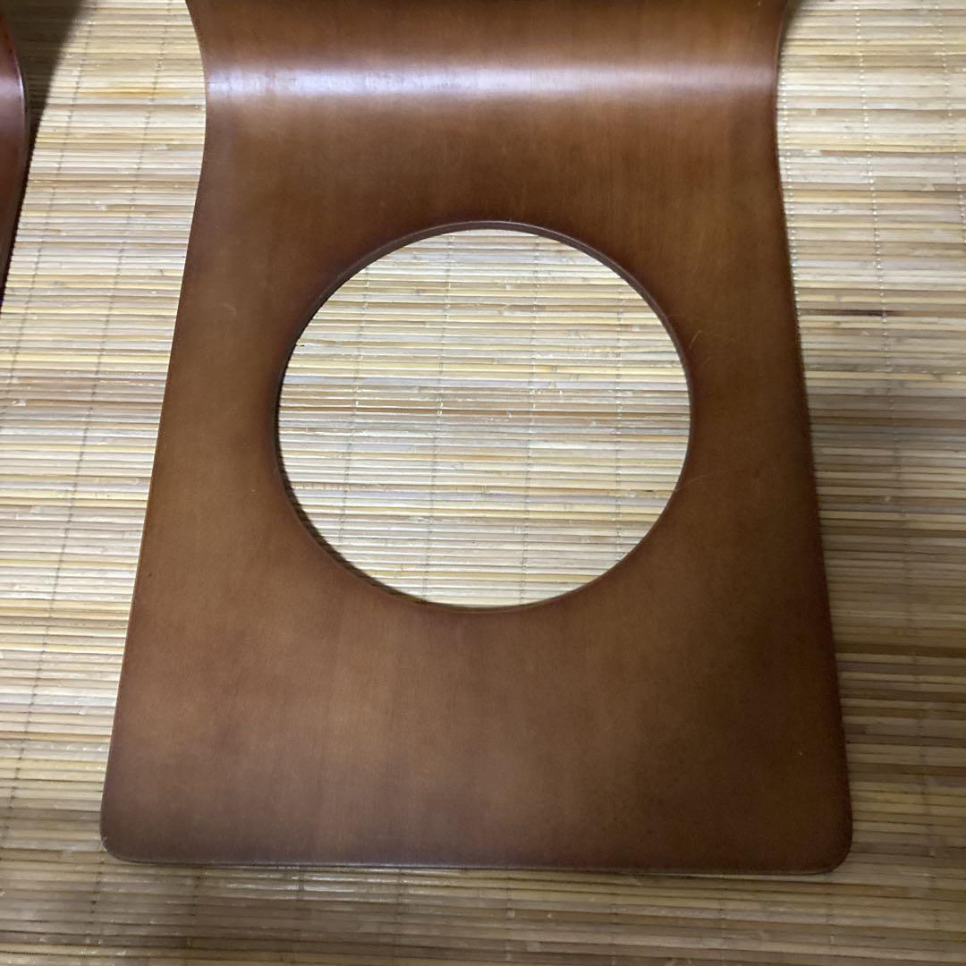 【5脚まとめ売り✨️】 木製　座椅子 曲げ座椅子 和座椅子 旅館座椅子 送料込み