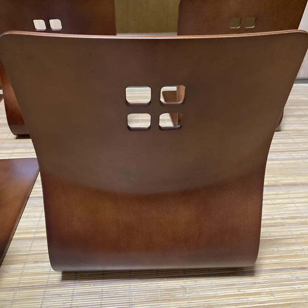 【5脚まとめ売り✨️】 木製　座椅子 曲げ座椅子 和座椅子 旅館座椅子 送料込み