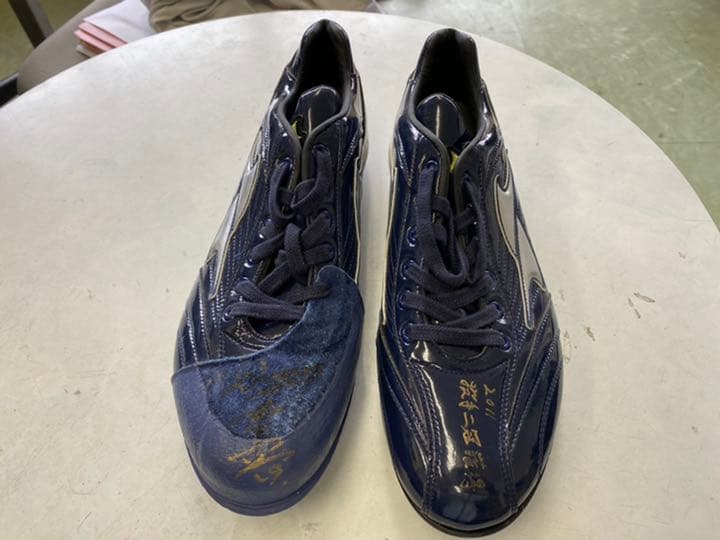 感謝　中日ドラゴンズ　吉見一起　19 実使用スパイク