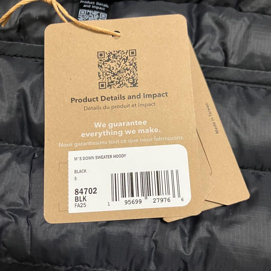 【新品タグ付き】Patagonia Down Sweater Hoody S