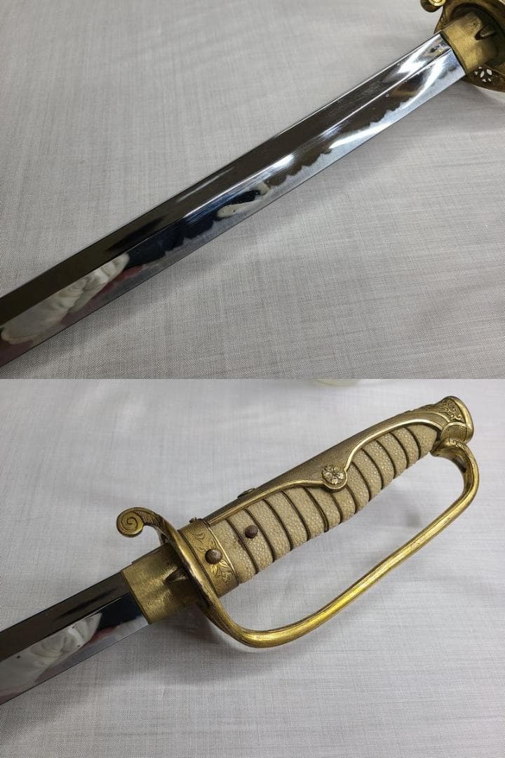 美品 模造刀 サーベル 拵え 日本刀 アンティーク コレクション 0120