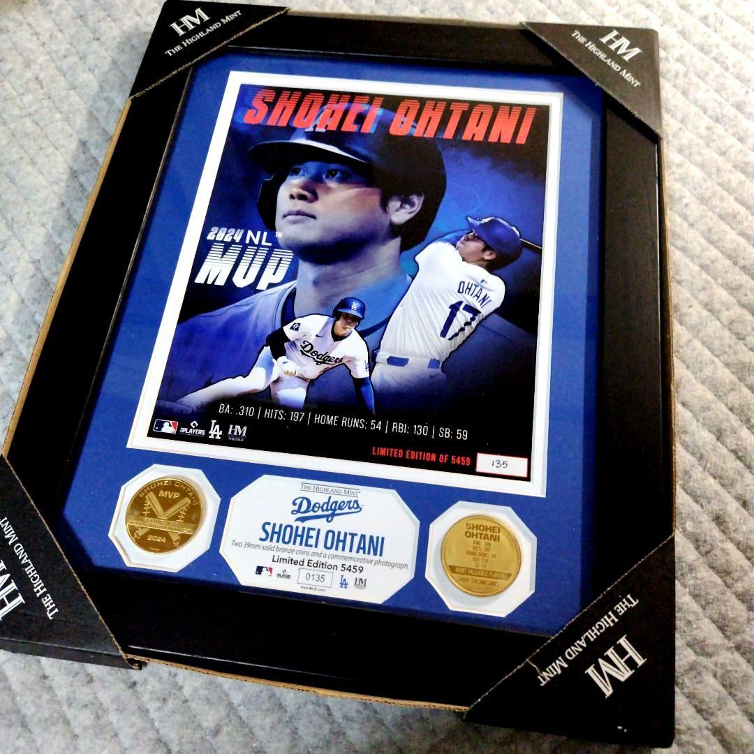 大谷翔平選手　2024MVP記念 ダブルゴールドフォトミント 新年午年セール！