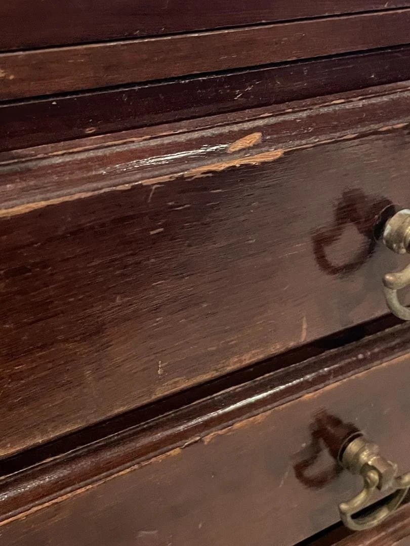 アンティーク 木製 チェスト マホガニー 小引き出し チェスト 5段 引き出し