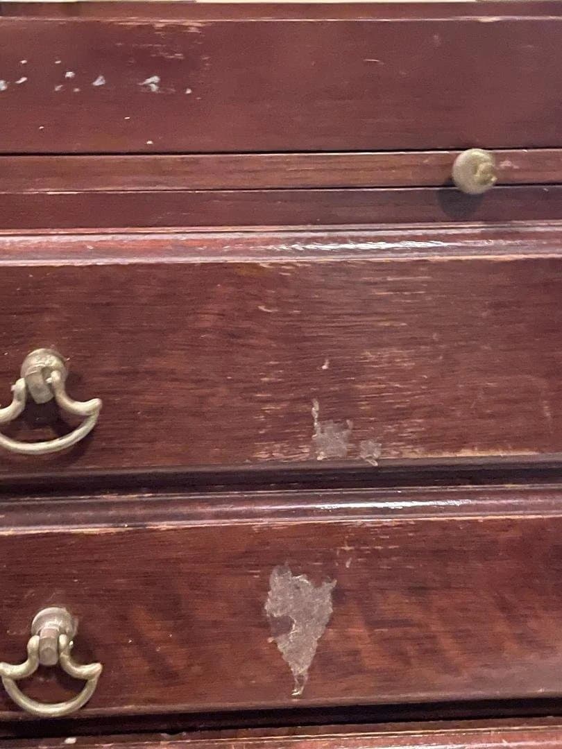 アンティーク 木製 チェスト マホガニー 小引き出し チェスト 5段 引き出し