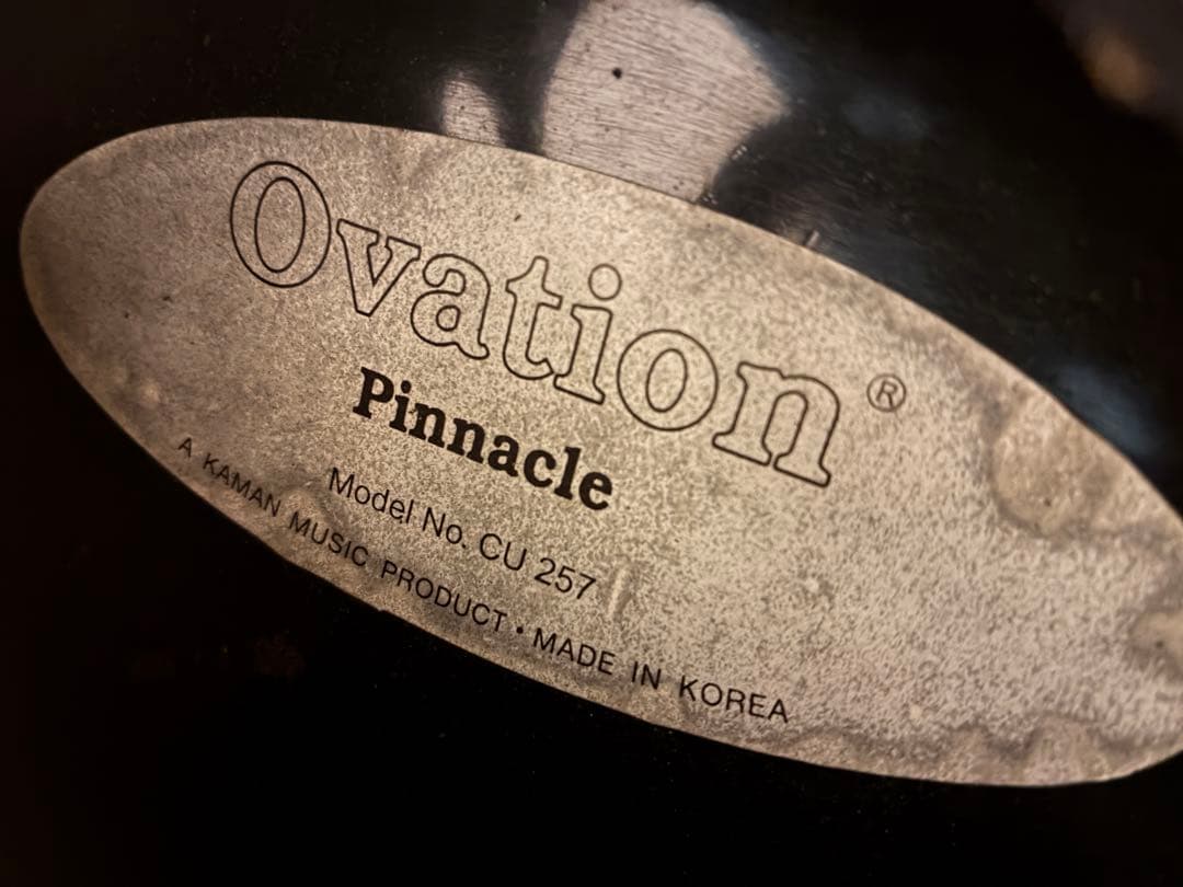 Ovation Pinnacle CU257上位モデル OP-30搭エレアコ