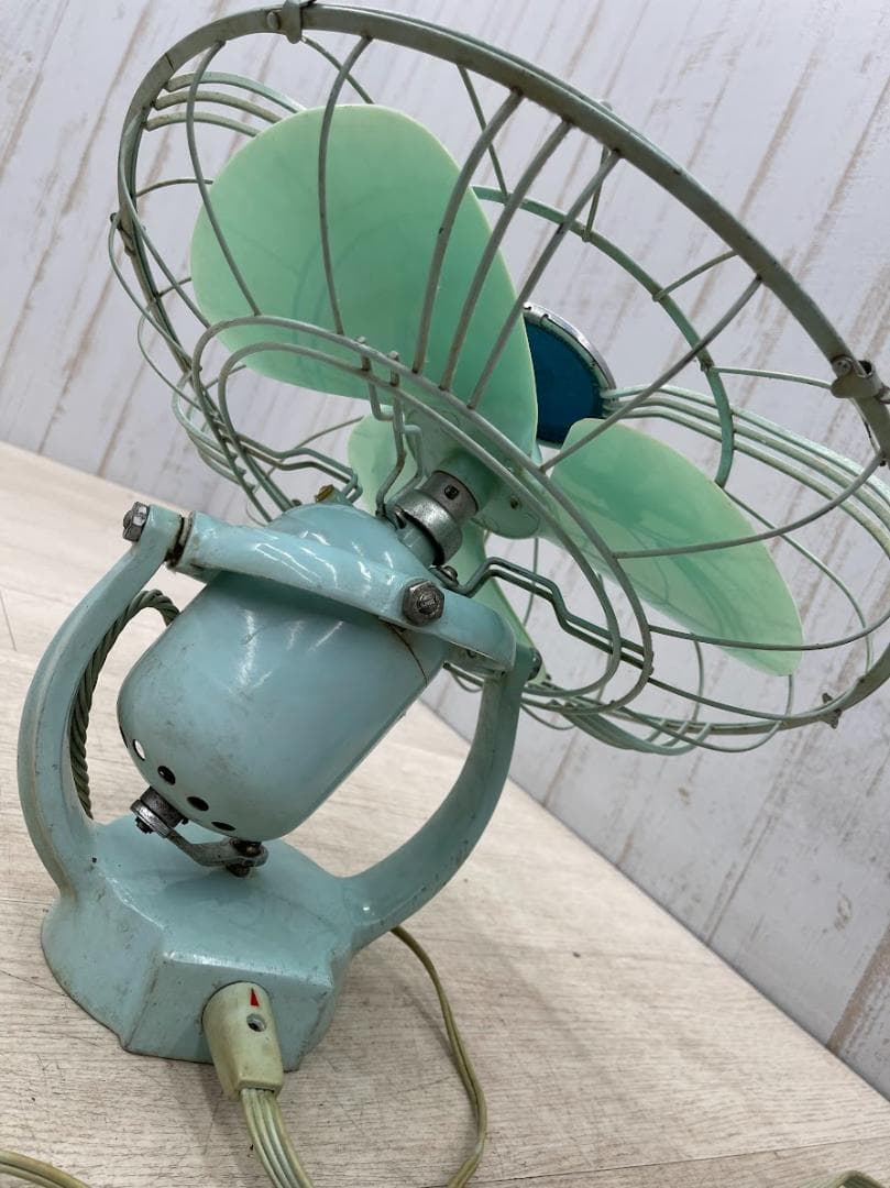 昭和レトロ ナショナル 天井吊り下げ扇風機 30RI 動作確認済 リモコン付き