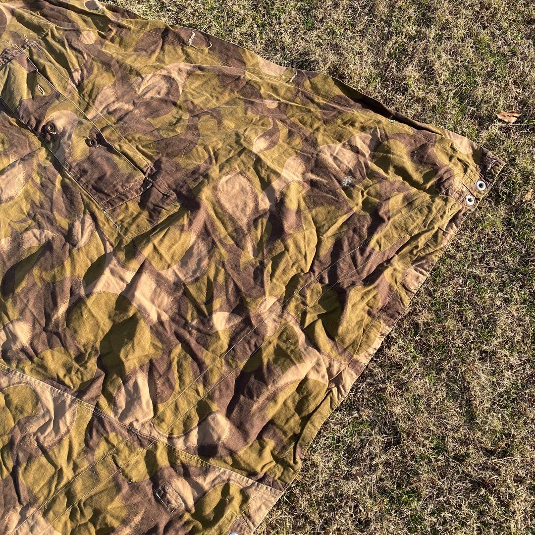 【超レア】ハンガリー軍幕　初期型　扇型　２枚①　迷彩　ハリケーンカモ　ミリタリー