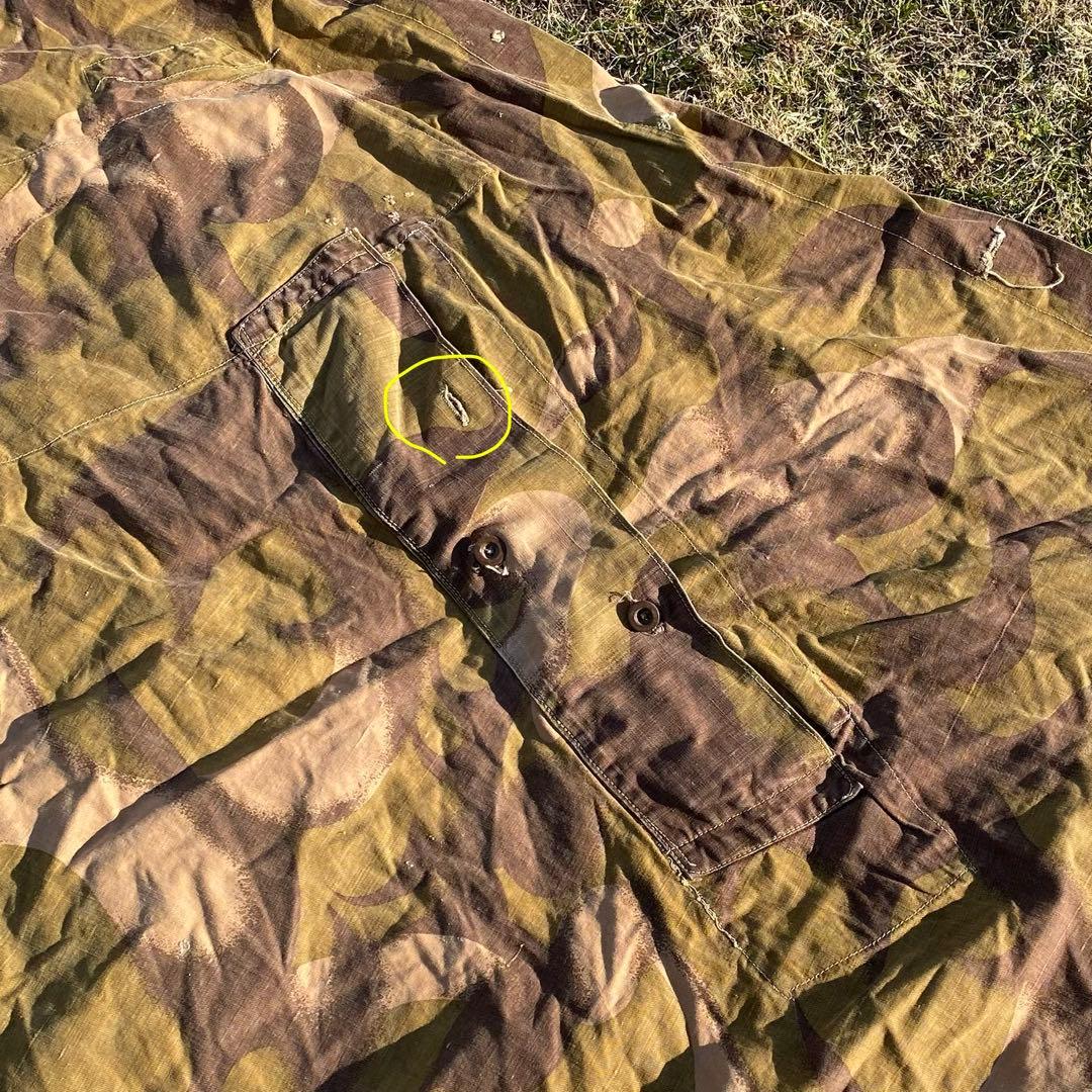 【超レア】ハンガリー軍幕　初期型　扇型　２枚①　迷彩　ハリケーンカモ　ミリタリー