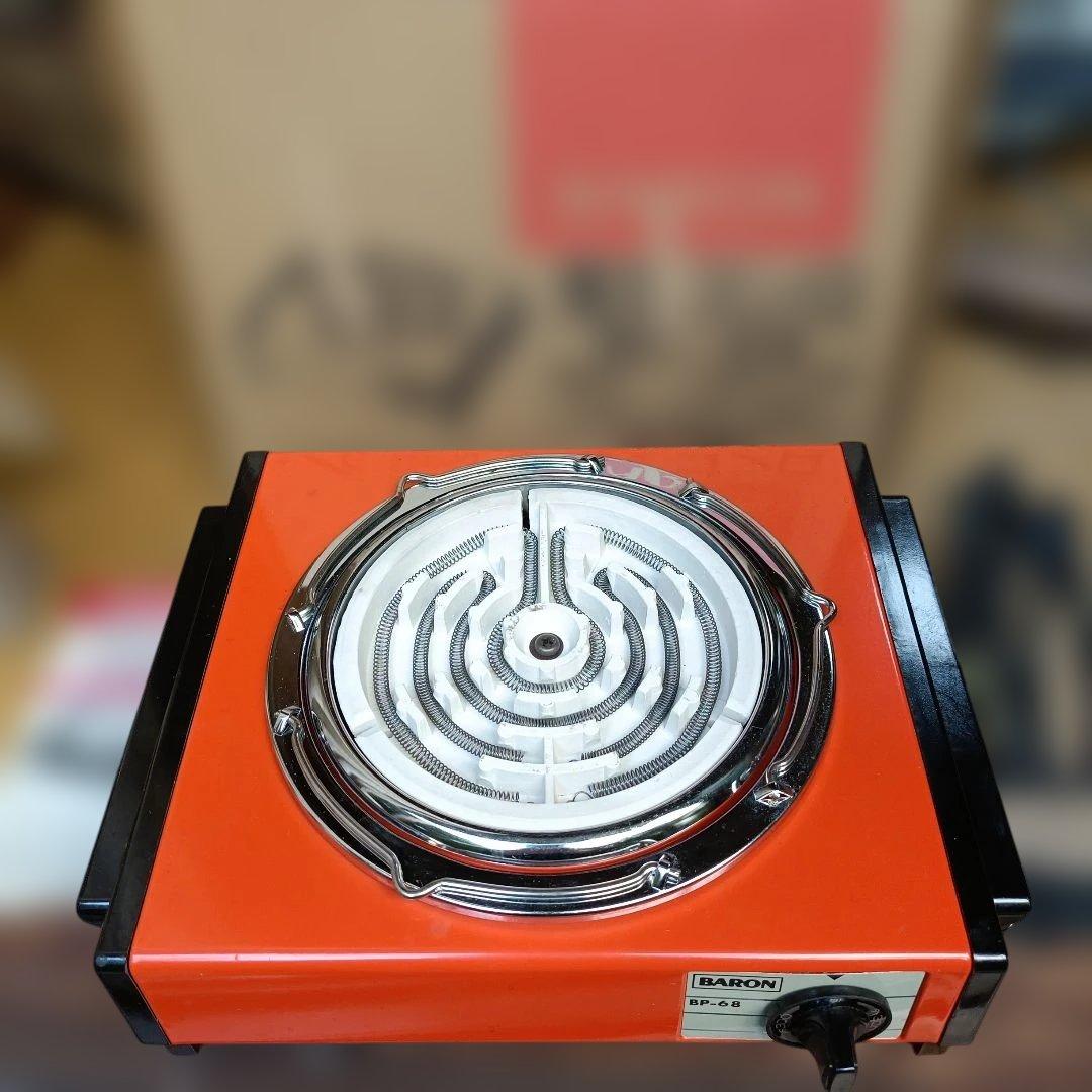 希少 美品 昭和レトロ　電気コンロ 蔵出し