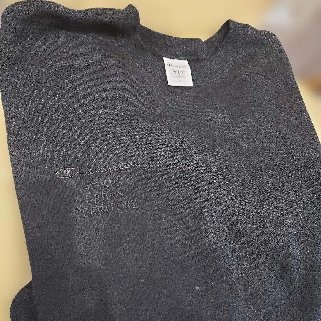 Champion WTAPS X-LARGE ブラック スウェット