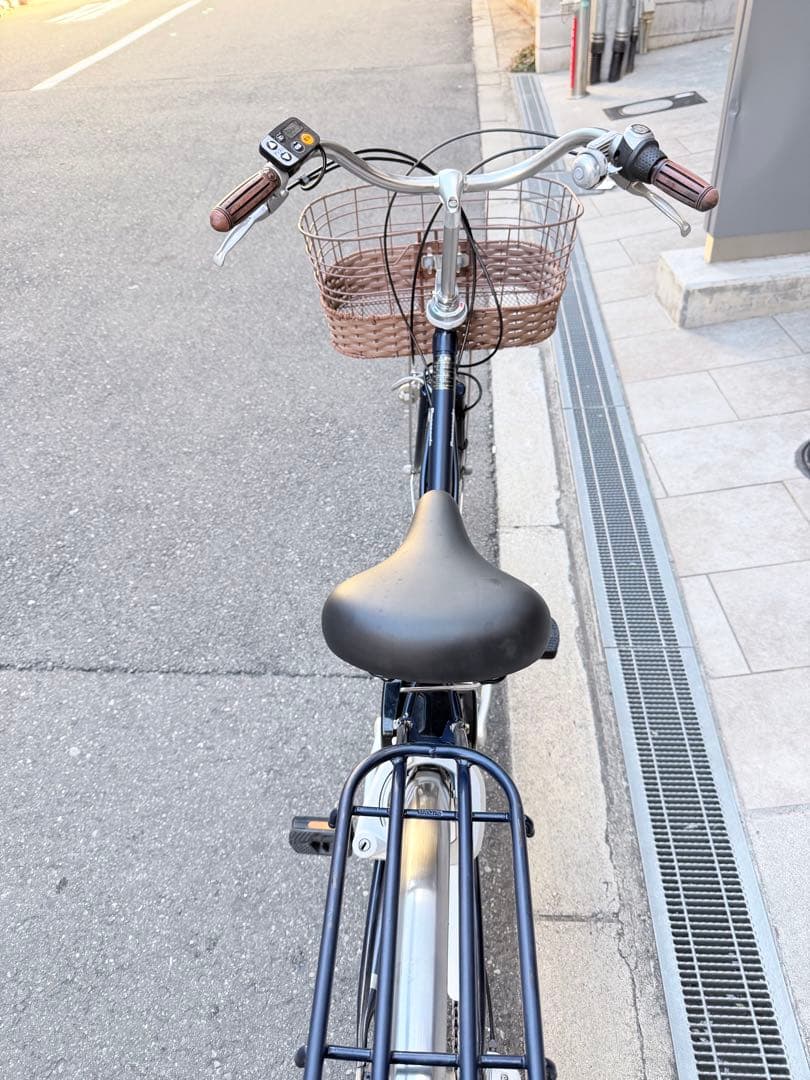 大阪府　Panasonic 電動アシスト自転車 ネイビー　26インチ