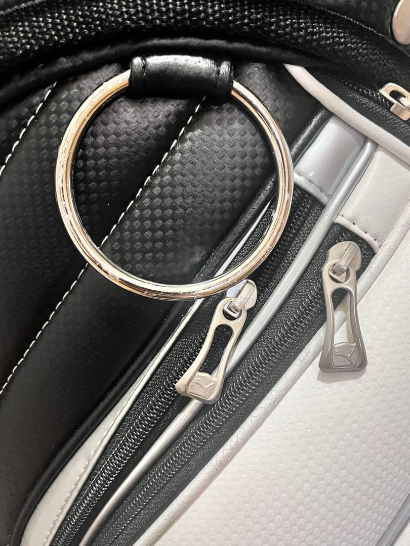 y.09019831212　Puma ゴルフバッグ ホワイト/ブラック