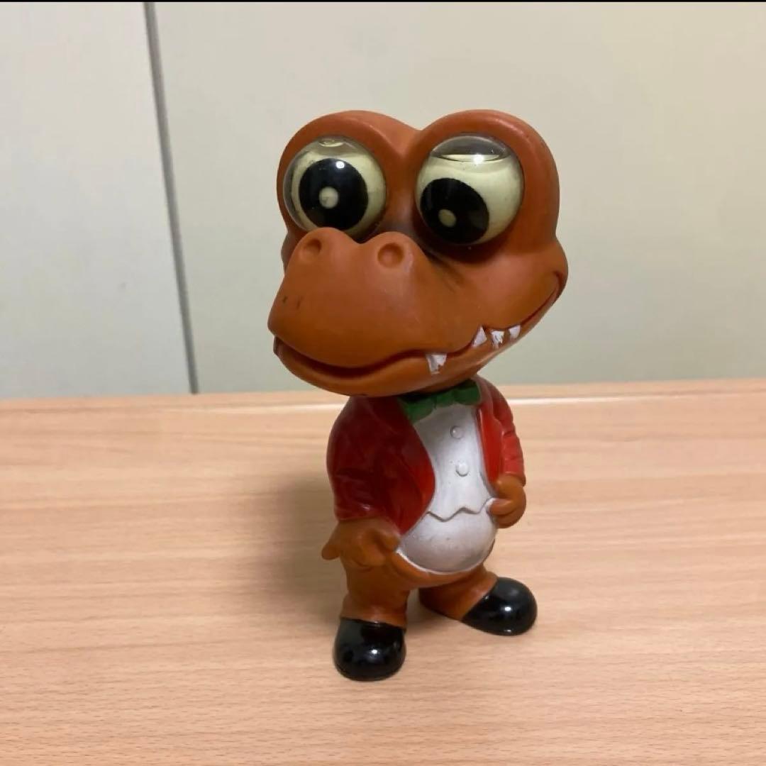 超希少！昭和レトロ ソフビ　丸石製薬　ソセゴン　ワニ　ソフビ　非売品