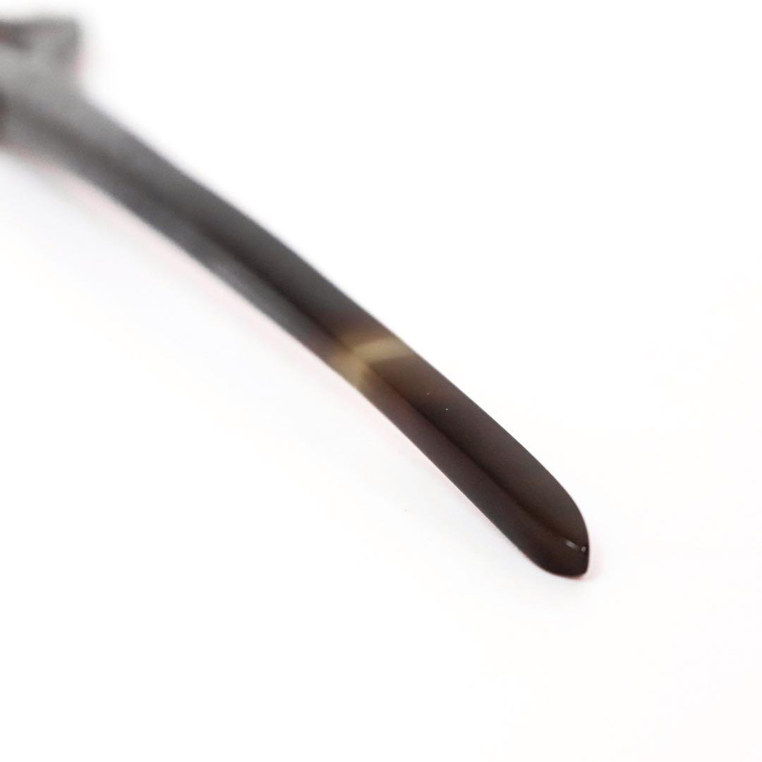 HERMES 水牛 かんざし　バッファローホーン 箱付 エルメス　牛角