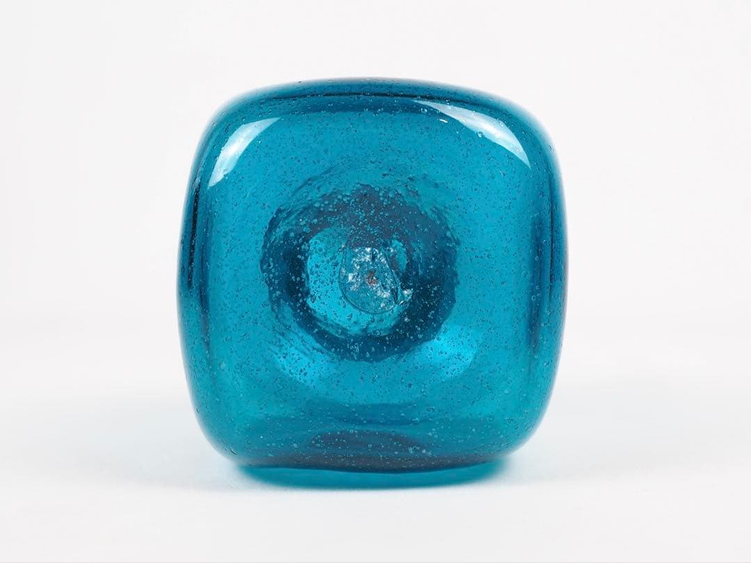 倉敷ガラス 小谷眞三 角瓶 花瓶 一輪挿し 民藝 民芸