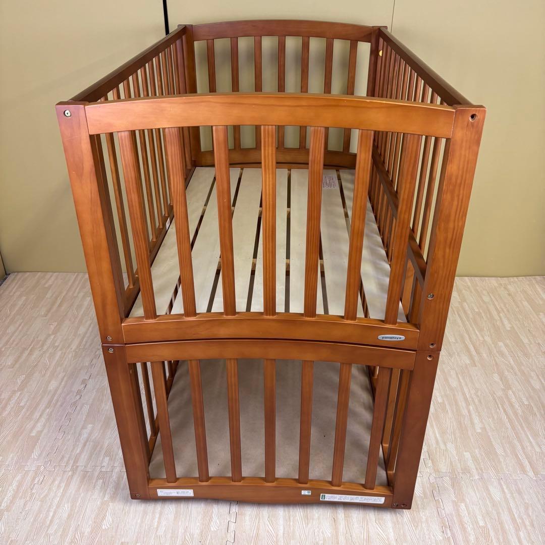 ☆除菌清掃済　☆美品☆　大和屋　エルユープレイペン　ベビーベッド＆２種類サークル