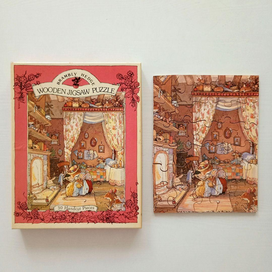 【希少】Brambly Hedge　のばらの村のものがたり　木製ジグゾーパズル