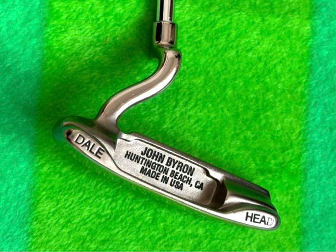 【美品】ジョンバイロン　DALE HEAD 削り出しパター