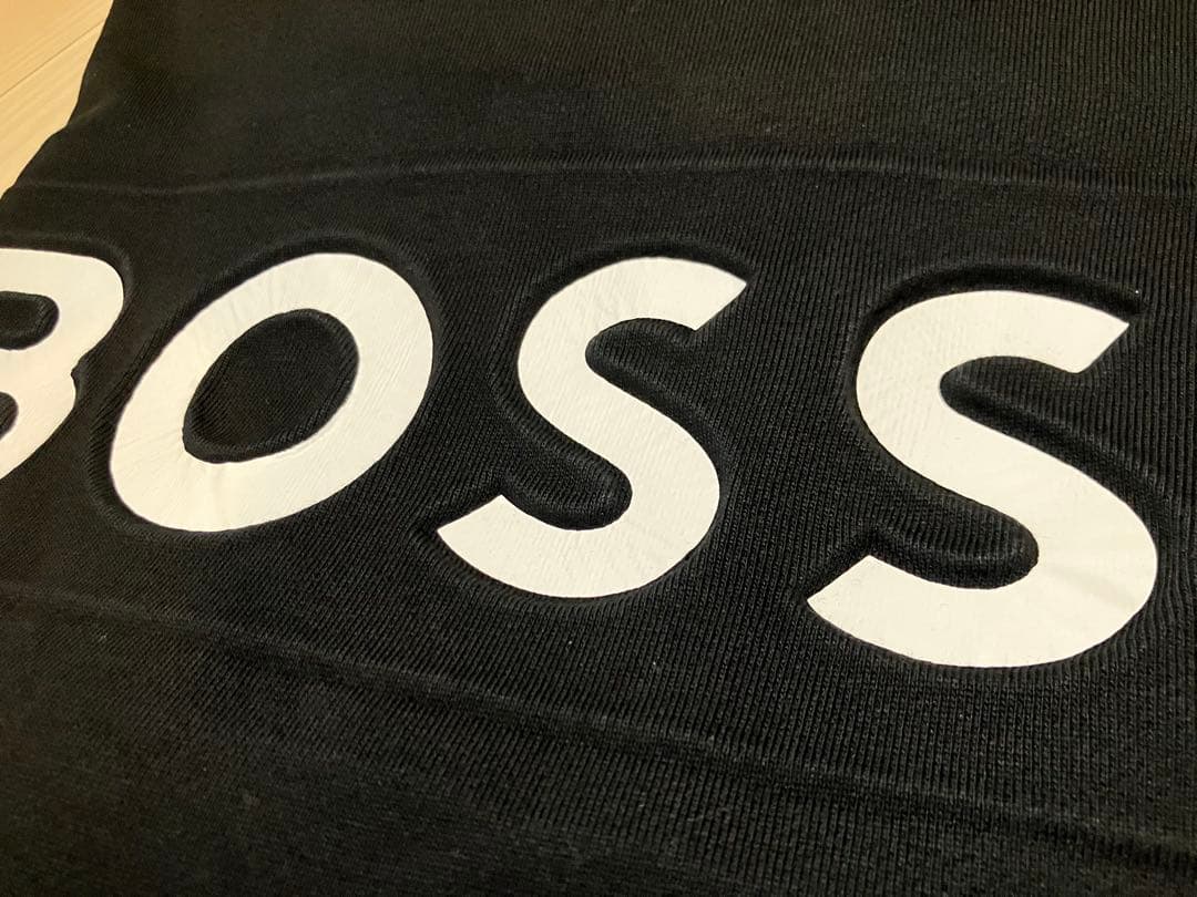 BOSS ブラック トレーナー　XXL