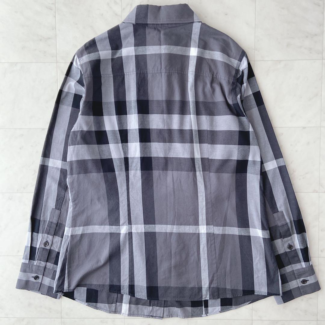 ✨美品✨バーバリーロンドン✨メガチェック　長袖シャツ　サイズ44 レディース
