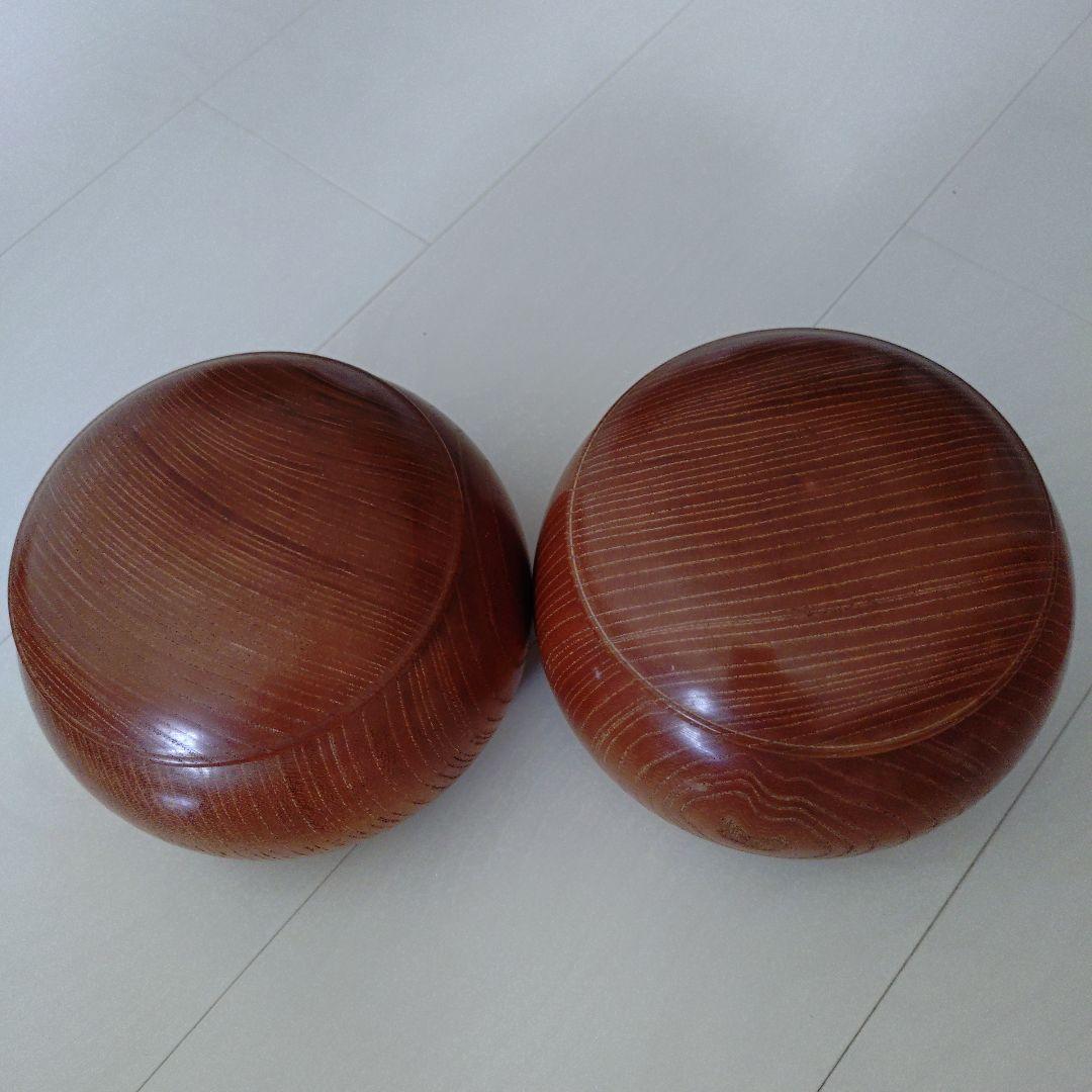 【美品】高級 3枚ハギの特選 碁盤 卓上盤 6cm