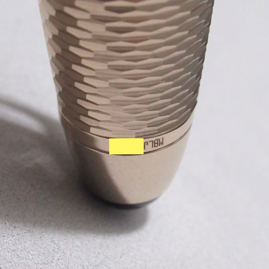 モンブラン 万年筆 146 ソリテール ジオメトリー シグニチャーゴールド