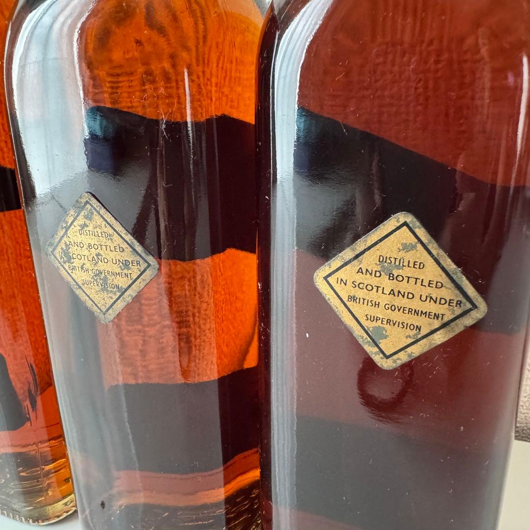 未開封 Johnnie Walker Black Label 白紋章 古酒　3本