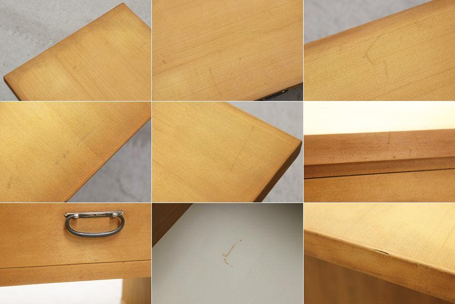 レトロ 引き出し付き 文机 ローテーブル レトロ ちゃぶ台 座卓 テレビ台