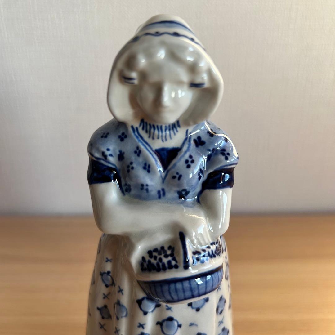 オランダ製 DELFT ロイヤルデルフト　ファーマーと妻　フィギュリン