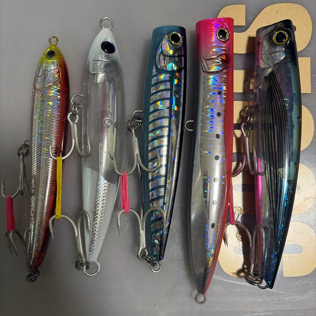 マグロ・ヒラマサ・青物キャスティングルアー 5本セット