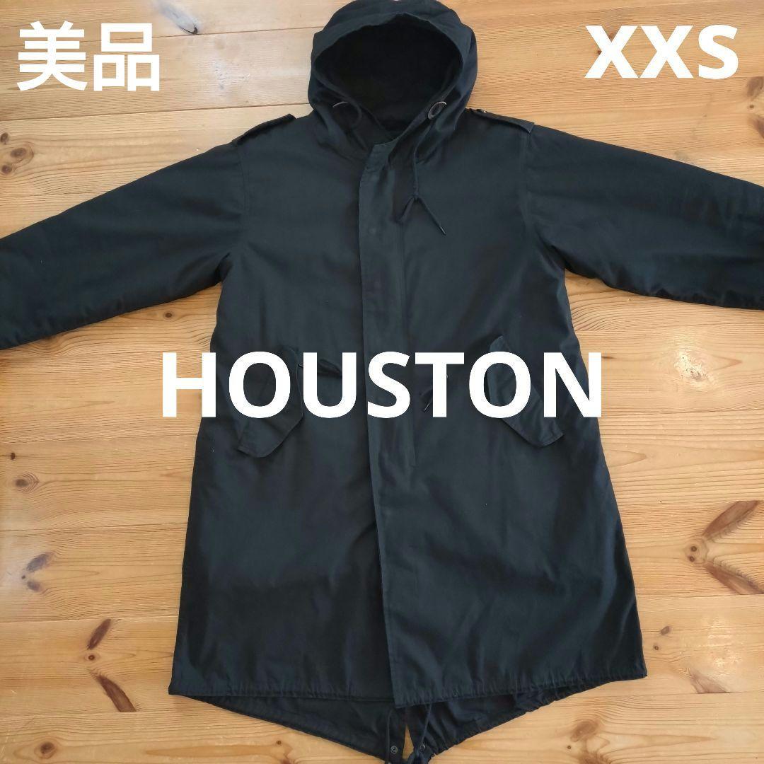 【美品】ヒューストン M-51 モッズコート　ライナー付き　黒　XXS
