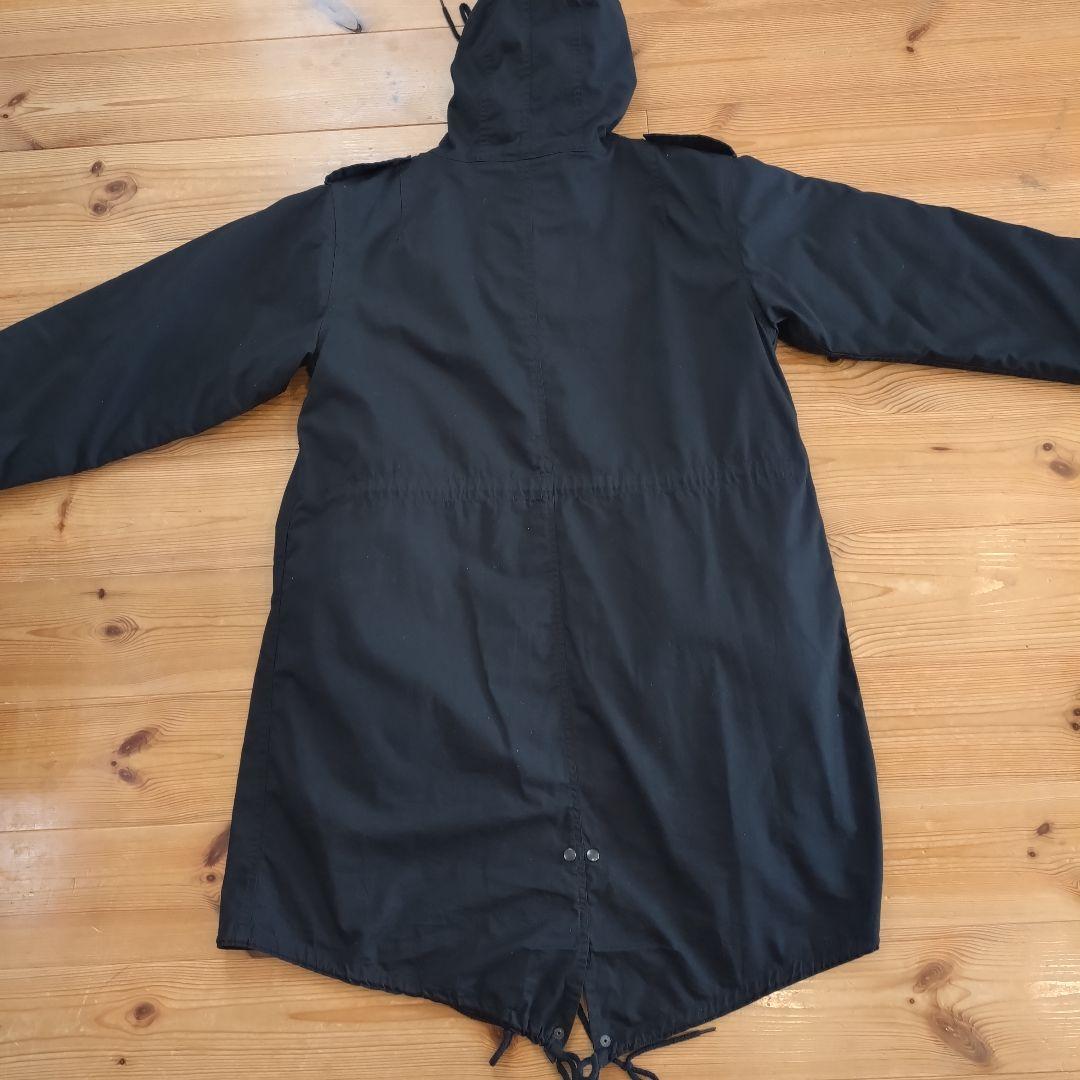 【美品】ヒューストン M-51 モッズコート　ライナー付き　黒　XXS