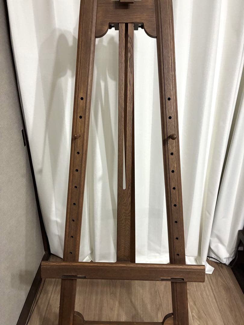 近藤工芸 旭川家具 無垢オーク 大型画架 イーゼル 高さ160cm プロ仕様