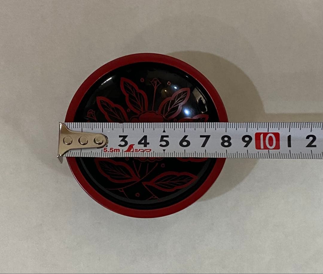 茶道具　懐石道具　箸洗い　木製本漆