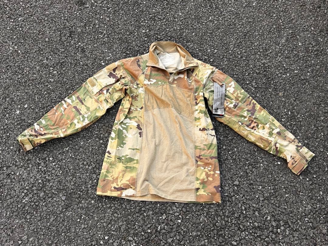【新品】米軍放出品 MASSIF OCP コンバットシャツ 1/4ジップLサイズ