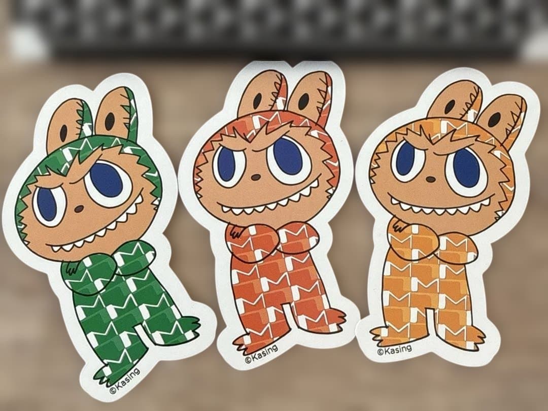 レア品 ラブブ 限定ステッカー&ポストカード