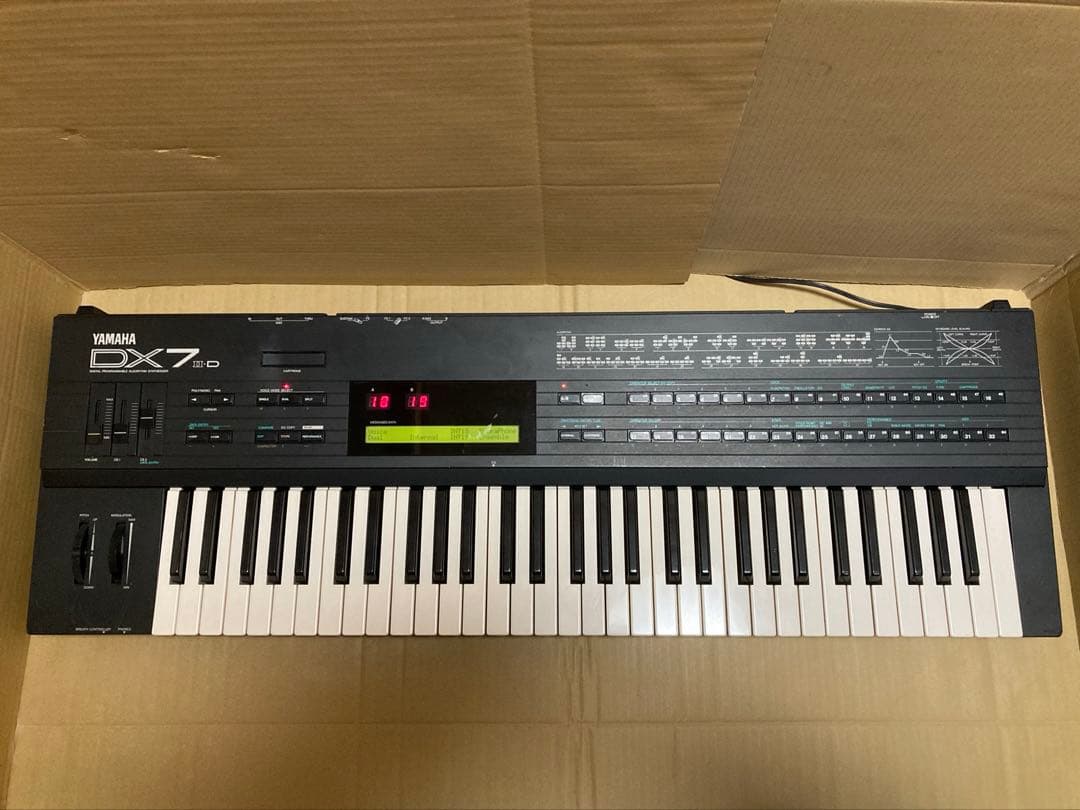 YAMAHA DX7Ⅱ-D シンセサイザー キーボード ヤマハ 0712②