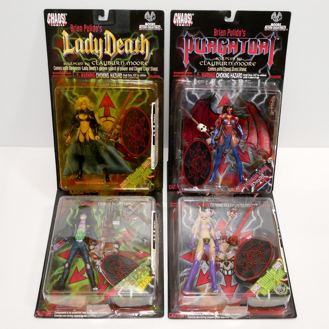 CHAOS! COMICS アクションフィギュア　リミテッドバージョン４種