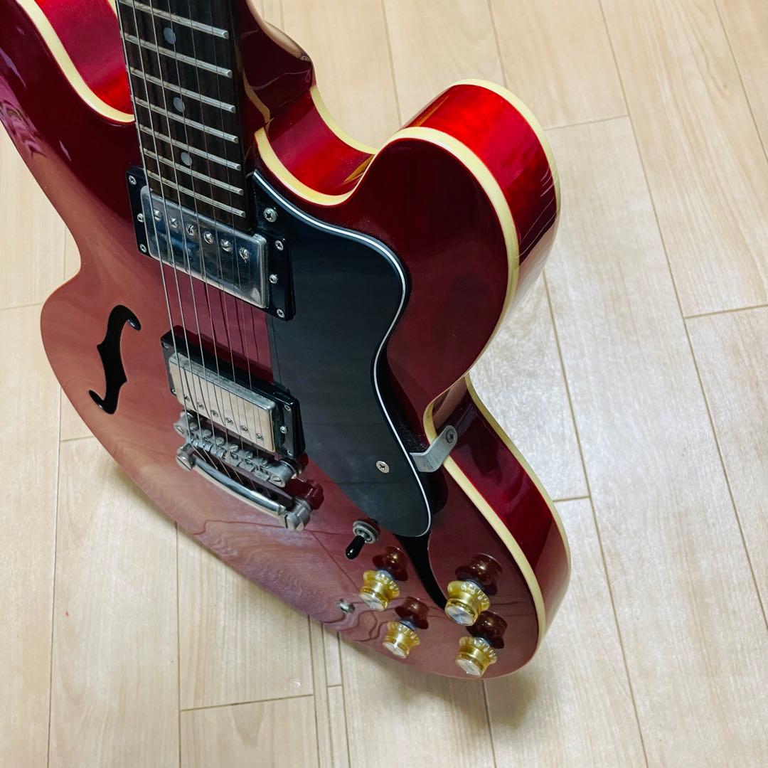 Epiphone エピフォン Dot CH セミアコ エレキギター ギグケース付