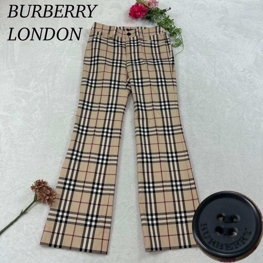 J45 新品未使用 M バーバリーロンドン チノパン ベージュ レディース