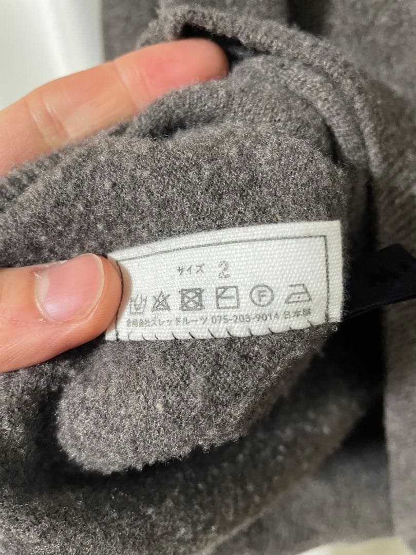 MITTANウールタートルセーター　サイズ2