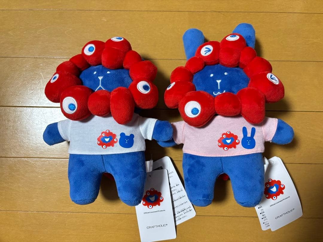 クラフトホリック×ミャクミャク　なりきりぬいぐるみ　Tシャツver.