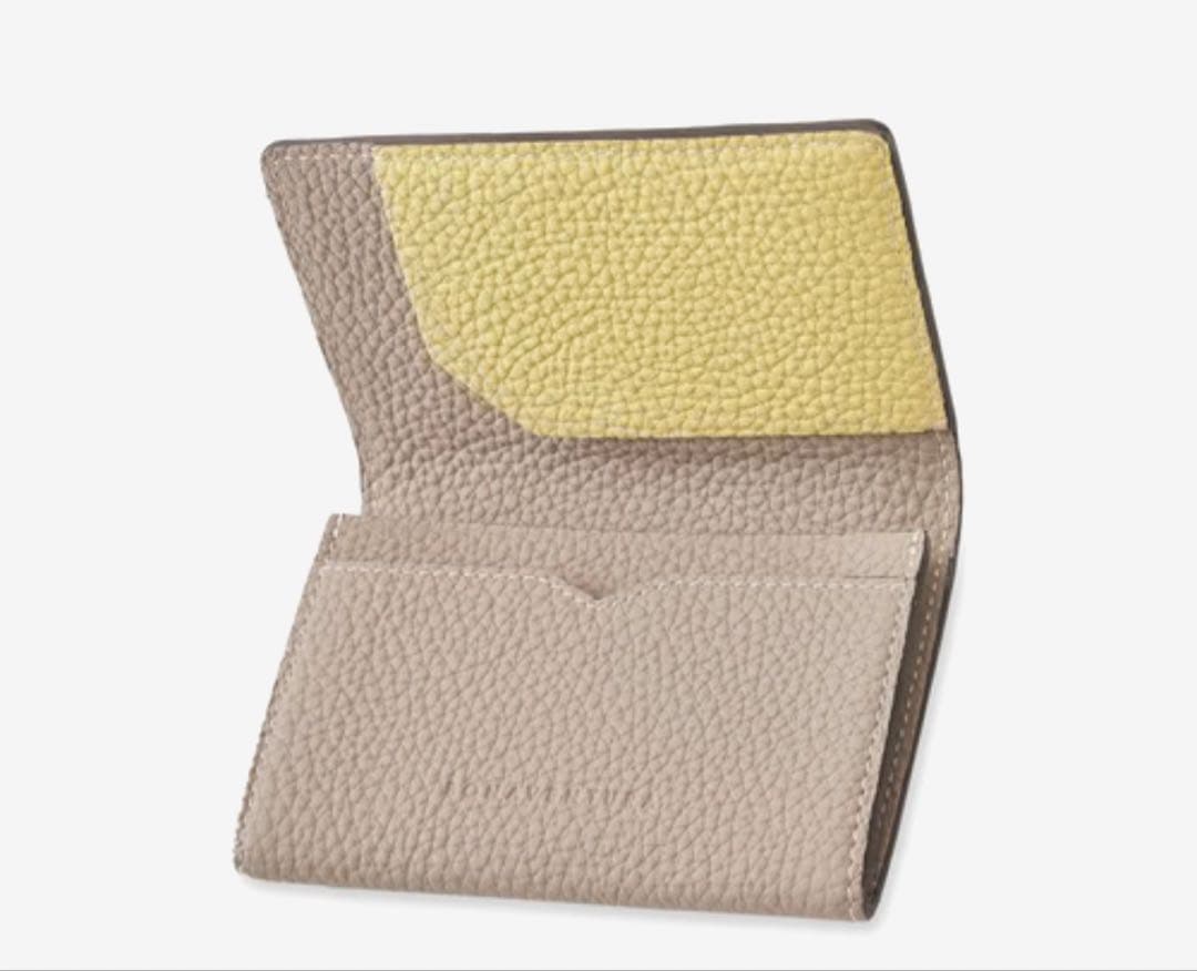 新品未使用　ボナベンチュラ スリーブ付きビジネスカードケース ボッタラートレザー