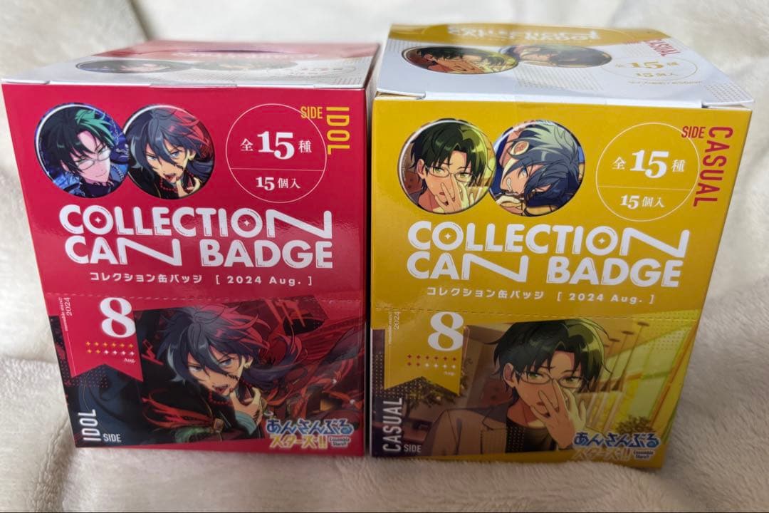 コレクション缶バッジ 2024 Aug. 各1BOX