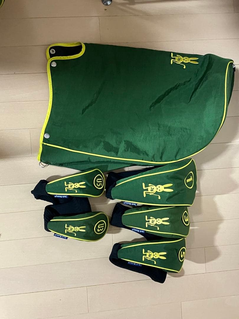 【希少】Jack Bunny! キャディバッグ　ヘッドカバー5つ付属