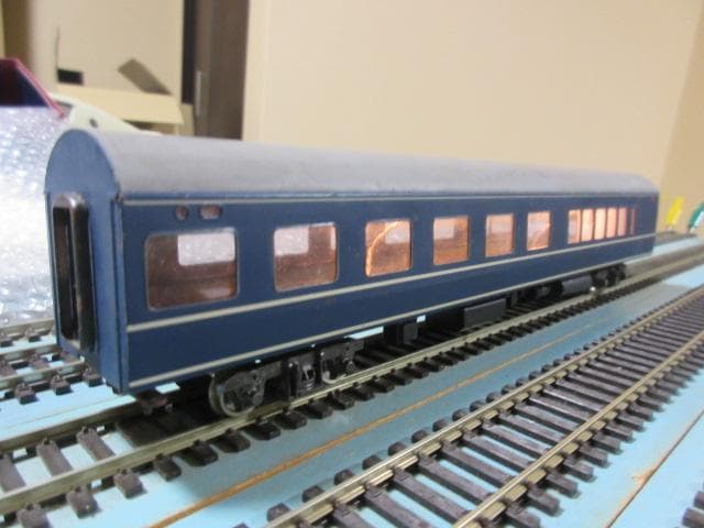 国鉄 20系特急形客車 中間車 4両セット HOゲージ (金属製・カツミ製）